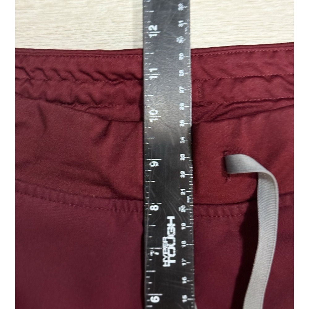 Figs Zamora Jogger Scrub Pants Women's Small Maroon High-Rise Technical Medical - Picture 4 of 9
